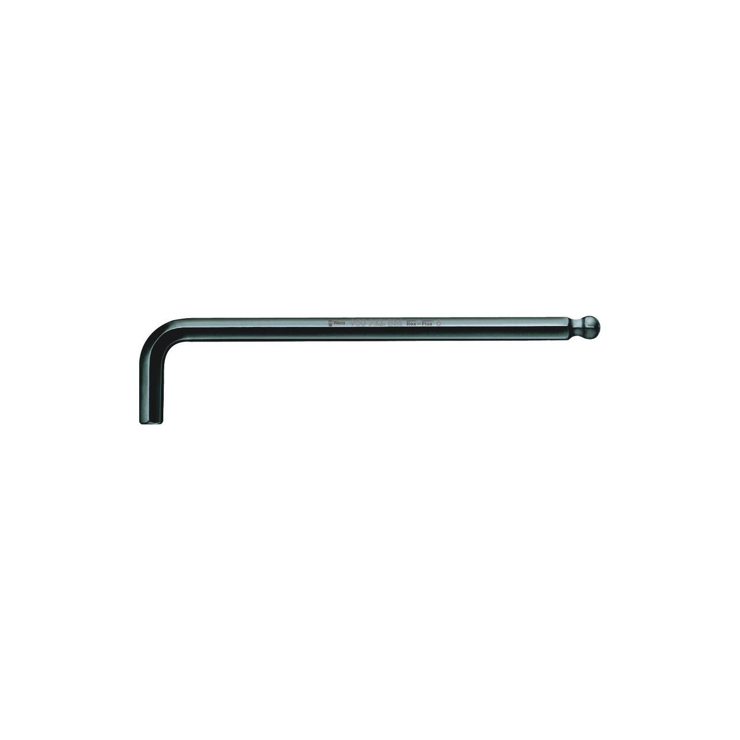 Wera 950Pkl Bm Hex Key 4.0/140 Long Ballend Blacklaser 027105