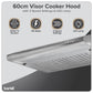Baridi Visor Cooker Hood Extractor Fan 60cm - Stainless Steel DH108