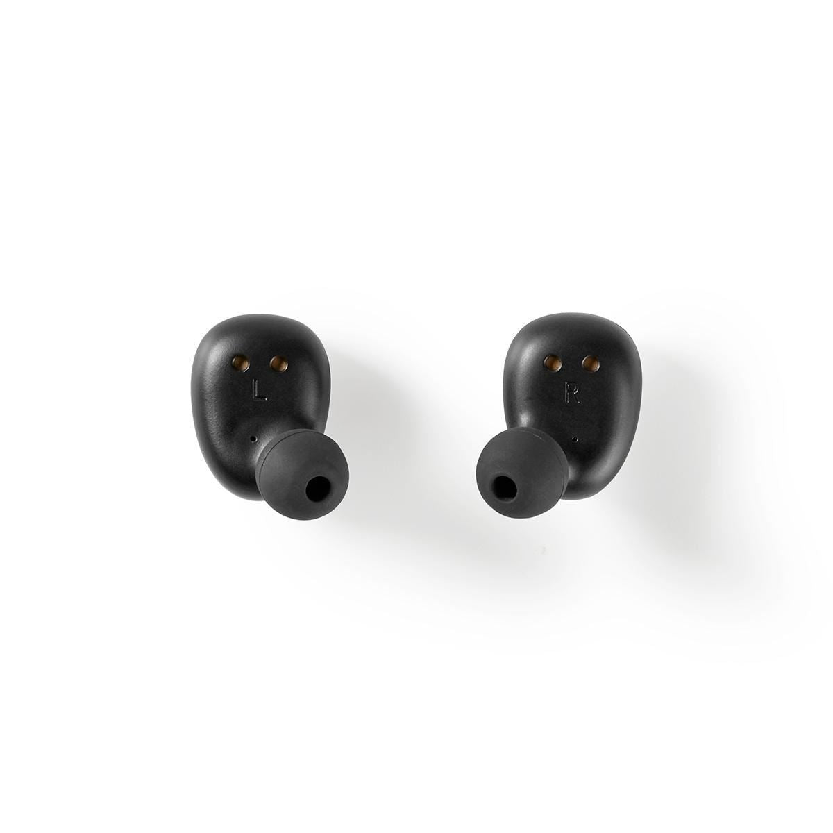 Nedis Fully Wireless Bluetooth® Earphones 5hr Voice Control Wireless Chargeable - HPBT5052BK