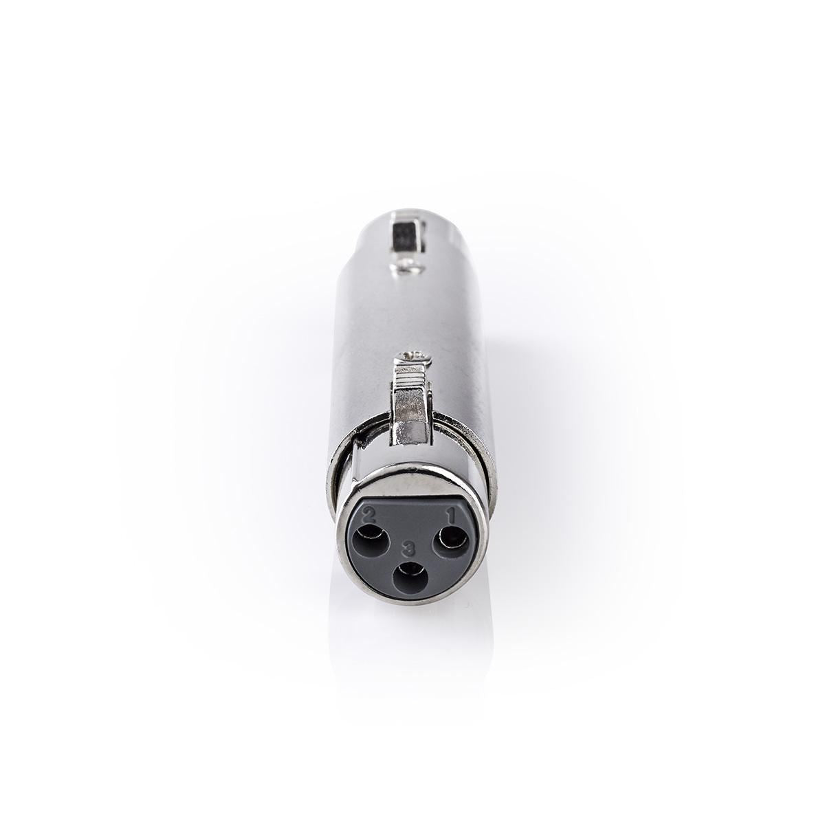 Nedis 10x XLR Adapter XLR 3-pin Female to XLR 3-pin Female Metal