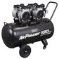 Sealey 100L Oil Free Low Noise Direct Drive Air Compressor 2 x 2hp SAC10001S