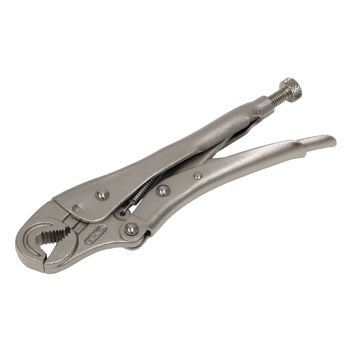 Sealey Locking Pliers Round Jaws 195mm 0-35mm Capacity AK6871