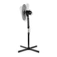 Nedis Stand Fan 40cm 3-Speed Oscillation 40W Adjustable height Shut-off Timer - FNST15CBK40