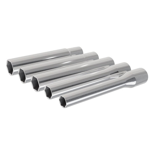 Sealey Extra-Deep Socket Set 5pc 8, 10, 12, 13, 14mm 3/8"Sq Drive SX814
