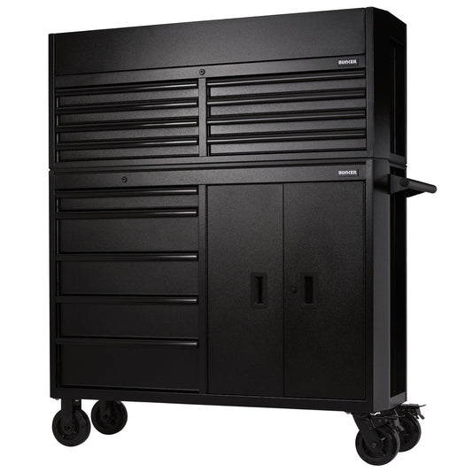 Draper Bunker Combined Roller Cabinet and Tool Chest, 13 Drawer, 52" 24249
