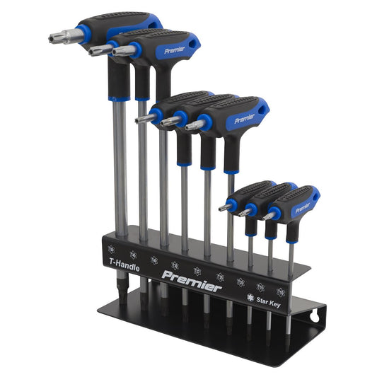 Sealey TRX-Star* Key Set 9pc T-Handle AK7196