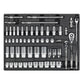 Sealey Tool Tray with Socket Set 55pc 3/8" & 1/2"Sq Drive TBT31