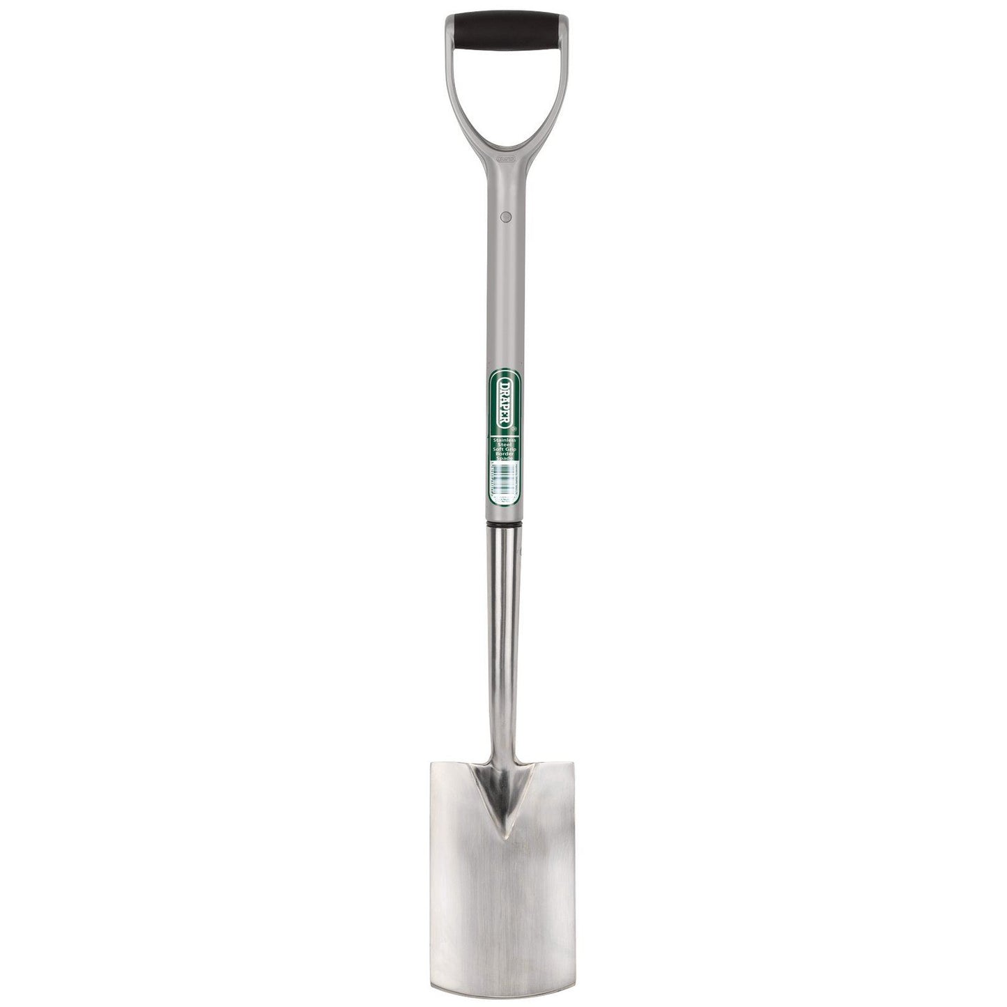 Draper Stainless Steel Soft Grip Border Spade Courier NONEU (83758)