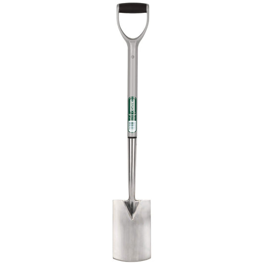 Draper Stainless Steel Soft Grip Border Spade Courier NONEU (83758)
