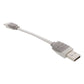 Bandridge USB sync and charge cable USBA male to 8-pin Lightning male 0.10m white - BBM39300W01