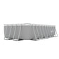 Dellonda 21ft Deluxe Rectangular Swimming Pool, Step Ladder Pool & Ground Covers
