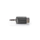 Nedis Stereo Audio Adapter 3.5mm Male to 2x RCA Female 10 pieces Black