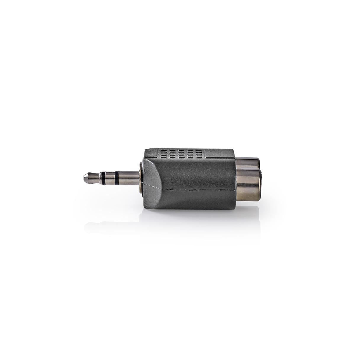 Nedis Stereo Audio Adapter 3.5mm Male to 2x RCA Female 10 pieces Black