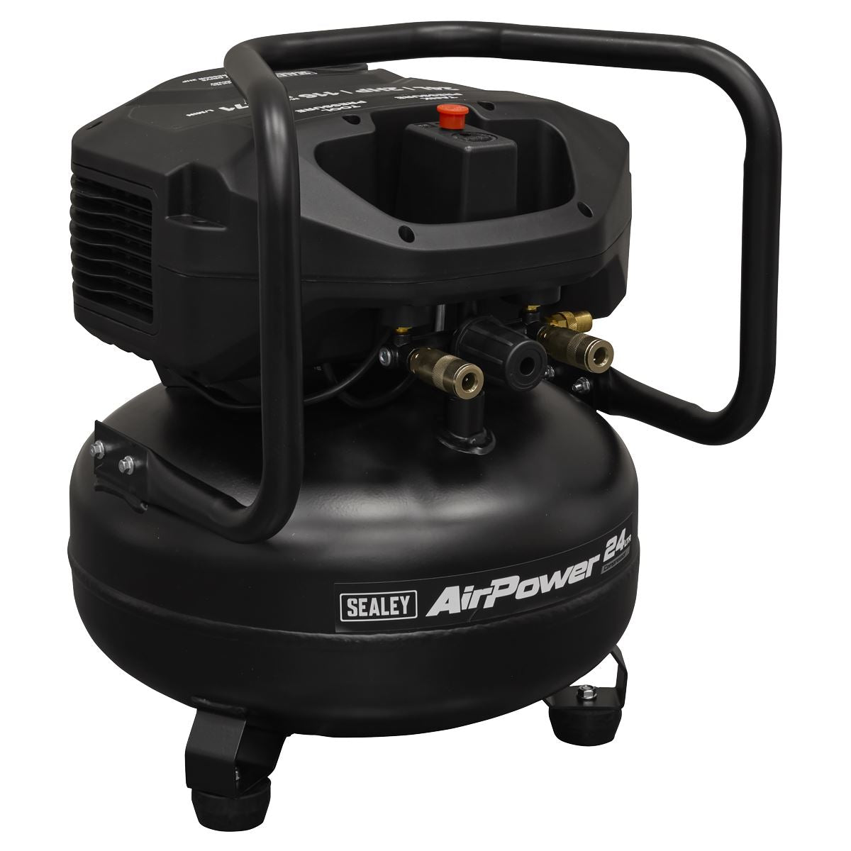 Sealey 24L Oil Free Belt Drive Vertical Compressor 2hp SAC24V