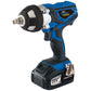 Draper 20v Li-Ion Cordless 1/2" Drive Cordless Impact Wrench,2 X Batteries,82983