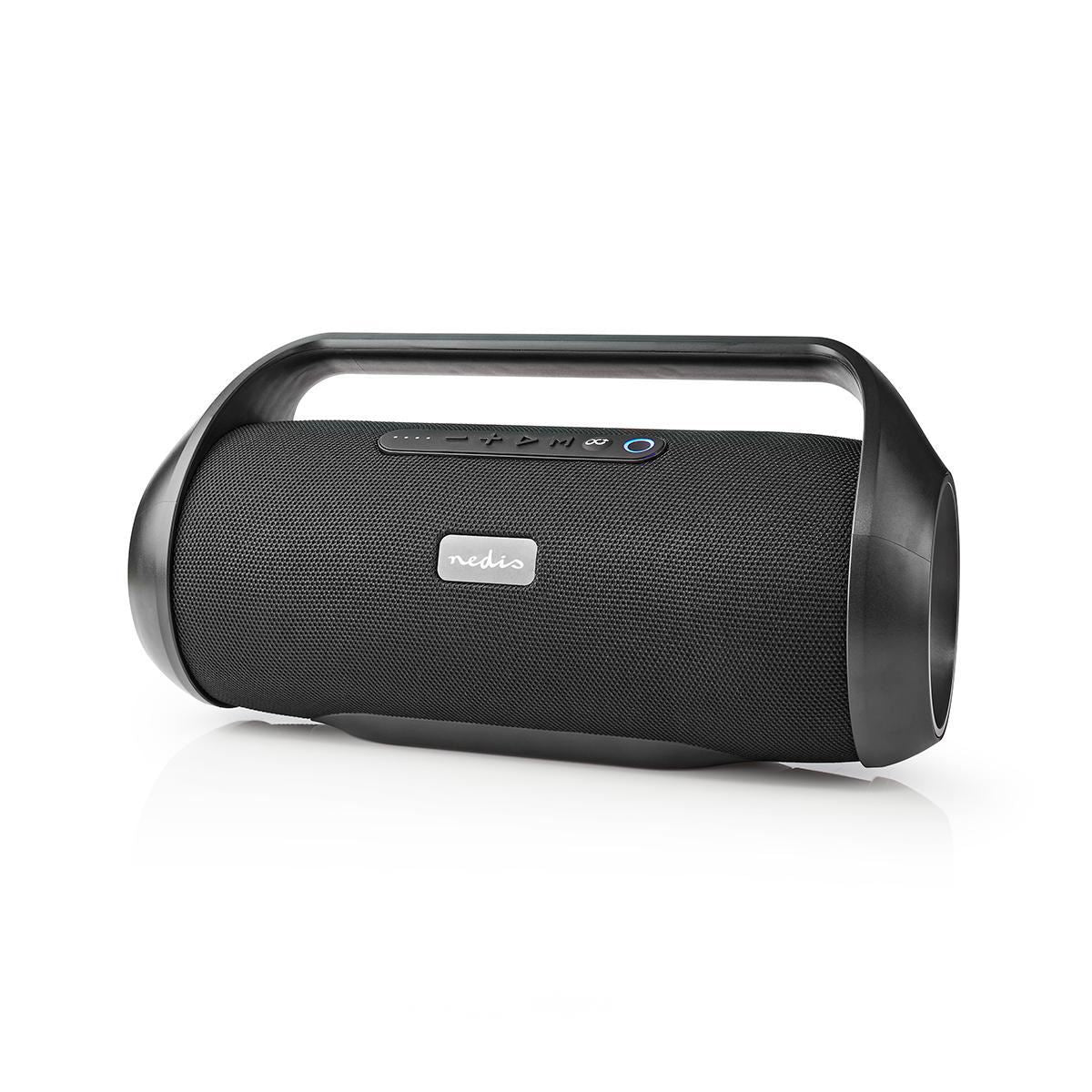 Nedis Party Boombox 6 Hours Playtime Bluetooth® TWS Carrying Handle Black - SPBB320BK