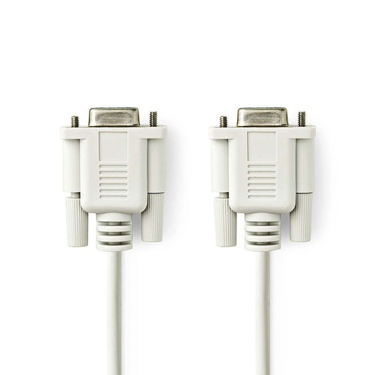 Null Modem cable D-SUB 9-Pin Female D-SUB 9-Pin Female Nickel Plated 2m Round