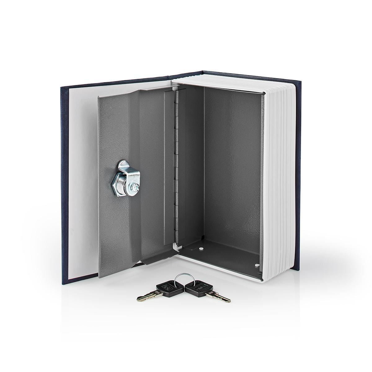 Nedis Vault Book Safe Key Lock Indoor Inner volume 0.86 2 Keys Included - BOOKSEDS01BU