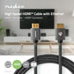 1m High Speed HDMI Cable Ethernet HDMI Connector to HDMI Connector Gun Metal - CVTB34000GY10