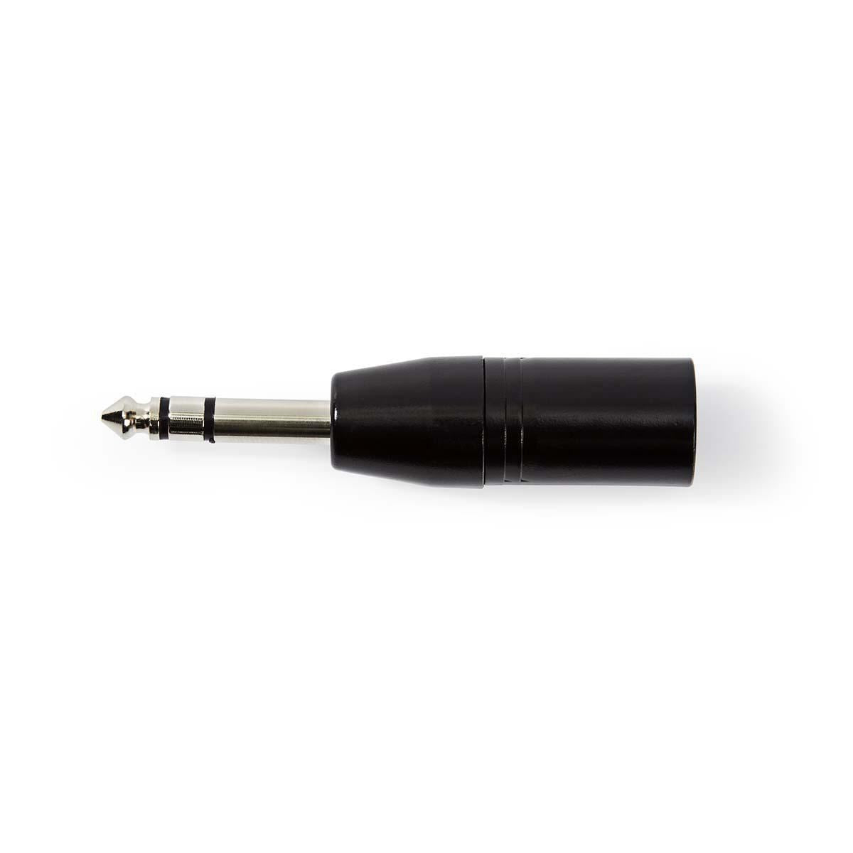 Nedis XLR Adapter Stereo XLR 3-pin Male to 6.35mm Male Black COTP15943BK