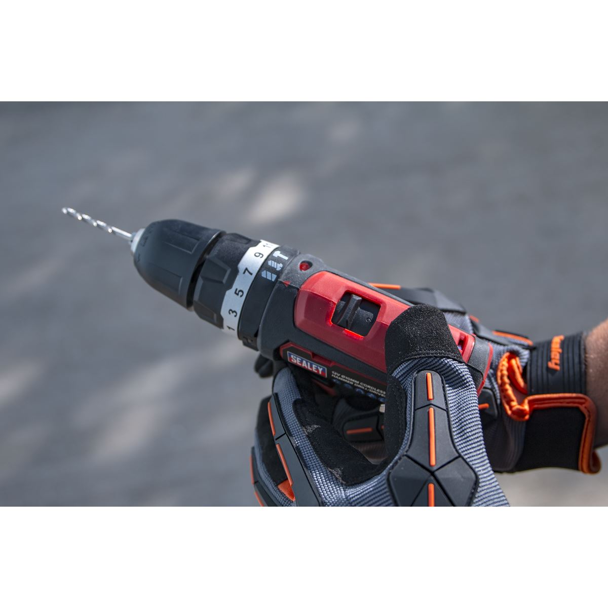 Sealey Cordless Hammer Drill/Driver 10mm 12V Li-ion - Body Only CP1201