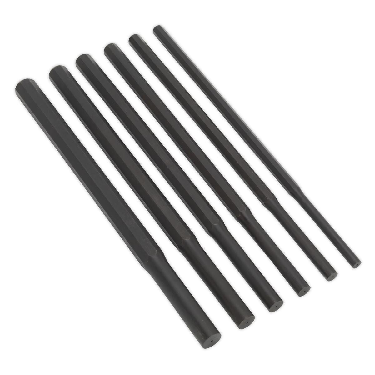Sealey Parallel Pin Punch Set 6pc Heavy-Duty Metric AK91226