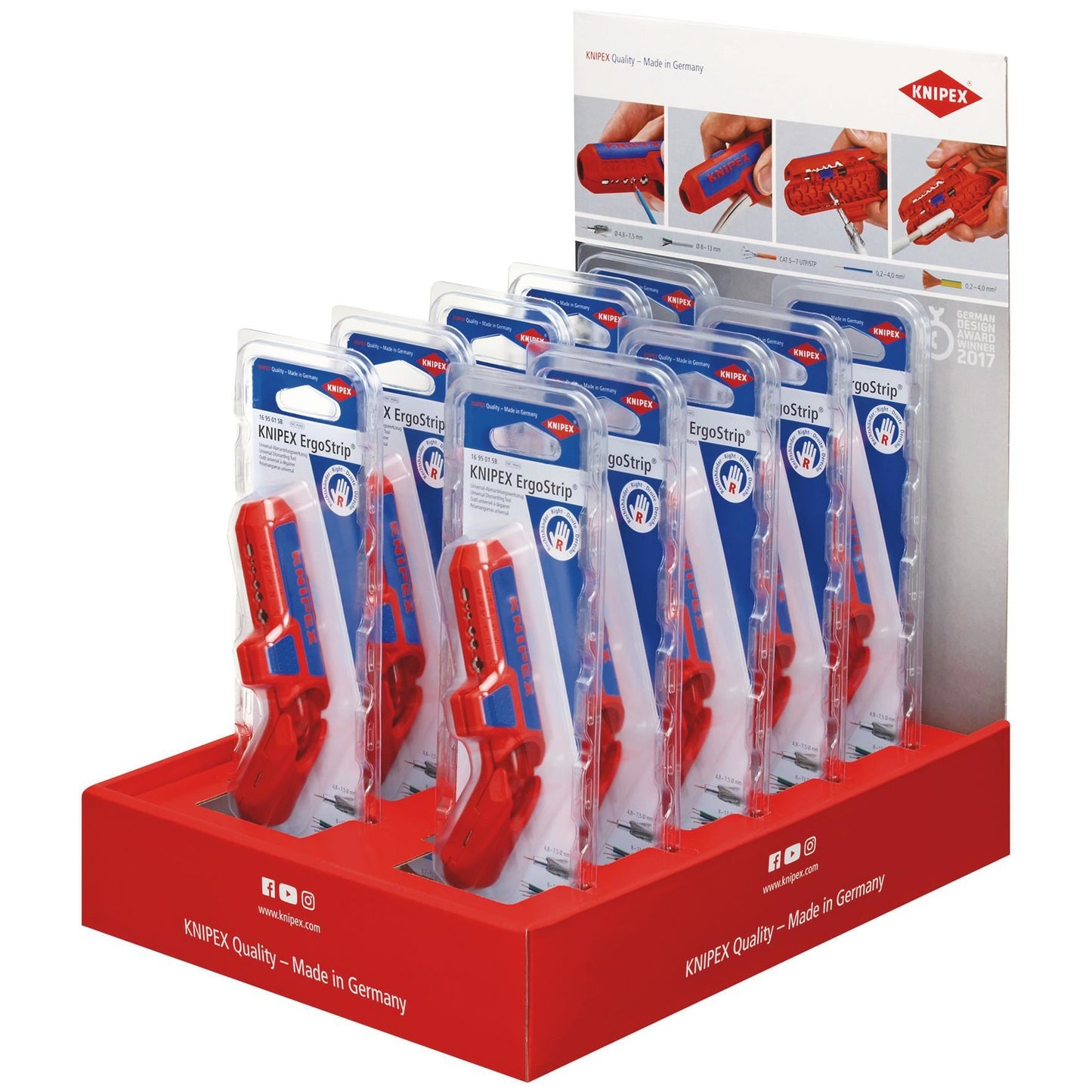 Knipex Counter Dis.10 Parts 305mm 00 18 01 V27 25000