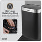 Baridi Sensor Bin 65L - Black/Stainless Steel DH282
