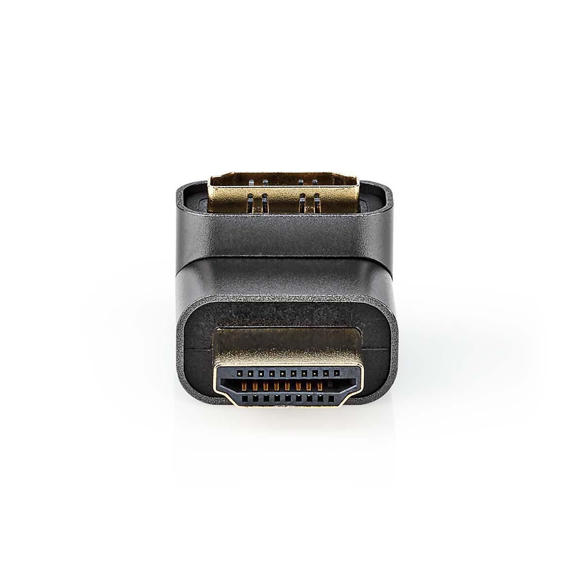 Nedis 270° HDMI Female to HDMI Male 270 Degree Coupler Gold Plated Gunmetal ARC - CVTB34902GY