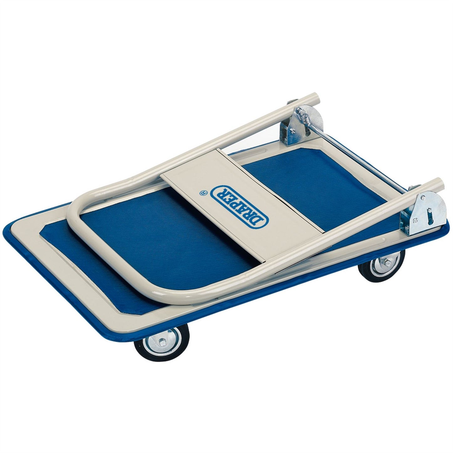 Draper 150kg Platform Warehouse Garden Home Trolley with Folding Handle, 44005.