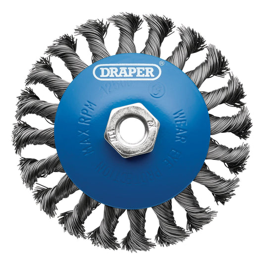 Draper Bevelled Wire Wheel 115mm M14 WBW7