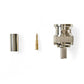 Nedis BNC Connector Male For 6mm Coaxial Cables 25 pieces Metal CVVC01905ME