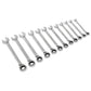 Sealey Reversible Ratchet Combination Spanner Set 12pc Metric S0840