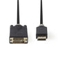 Nedis DisplayPort to DVI Cable DisplayPort Male to DVI-D 24+1-Pin Male 2m Anthracite