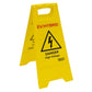 Sealey EV/Hybrid Floor Warning Signs - Pack of 2 EV19