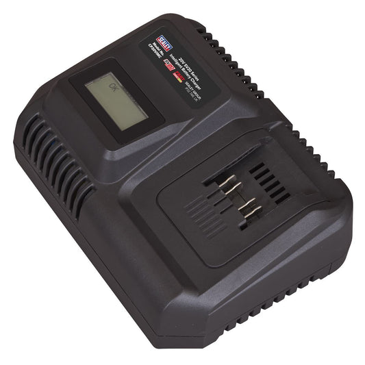 Sealey Intelligent Battery Charger 20V SV20 Series Lithium-ion CP20VIMC