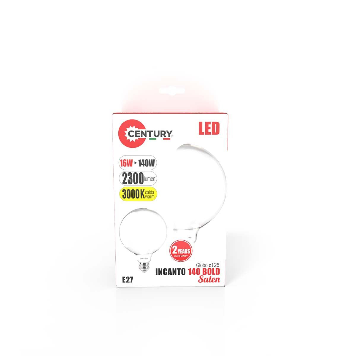 Century LED-Lamp E27 16W 2300 lm 3000k INSG125-162730