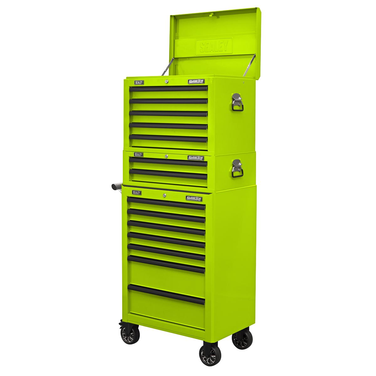 Sealey Superline Pro Topchest 5 Drawer with Ball-Bearing Slides - Green/Black AP26059THV