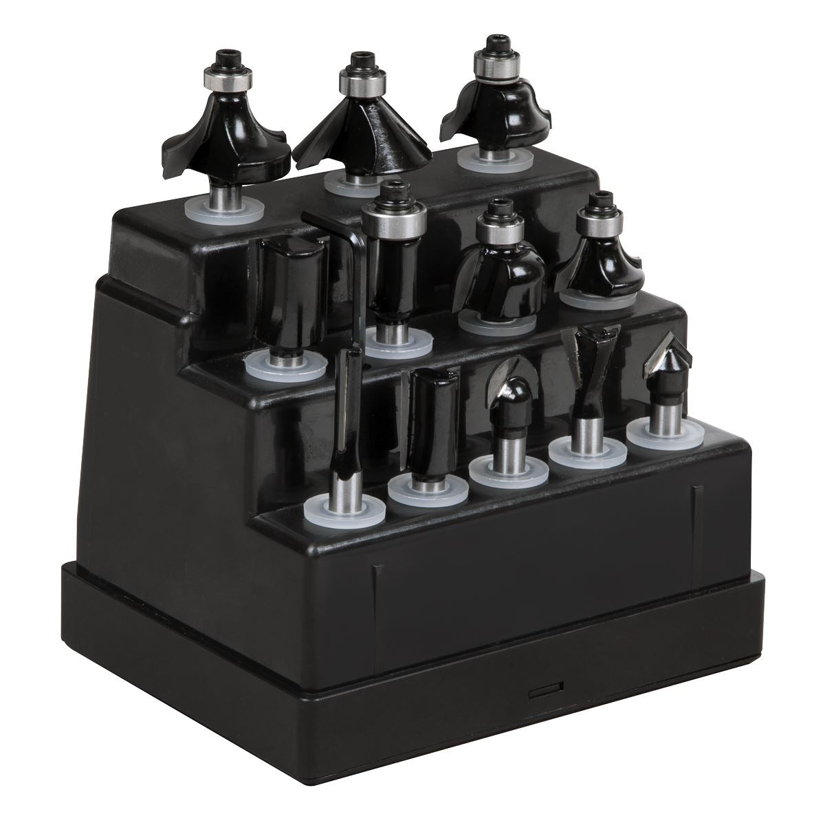 Sealey Router Bit Set 12pc 1/4" Shank AK9912