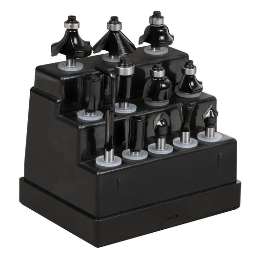 Sealey Router Bit Set 12pc 1/4" Shank AK9912