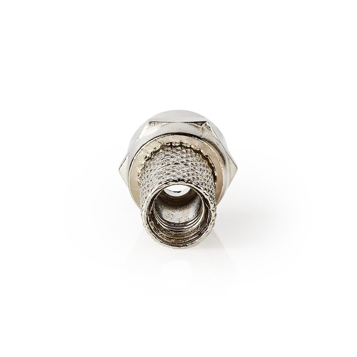 Nedis F Connector Male For 5.0mm Coaxial Cables 25 pieces Metal - CSVC41906ME