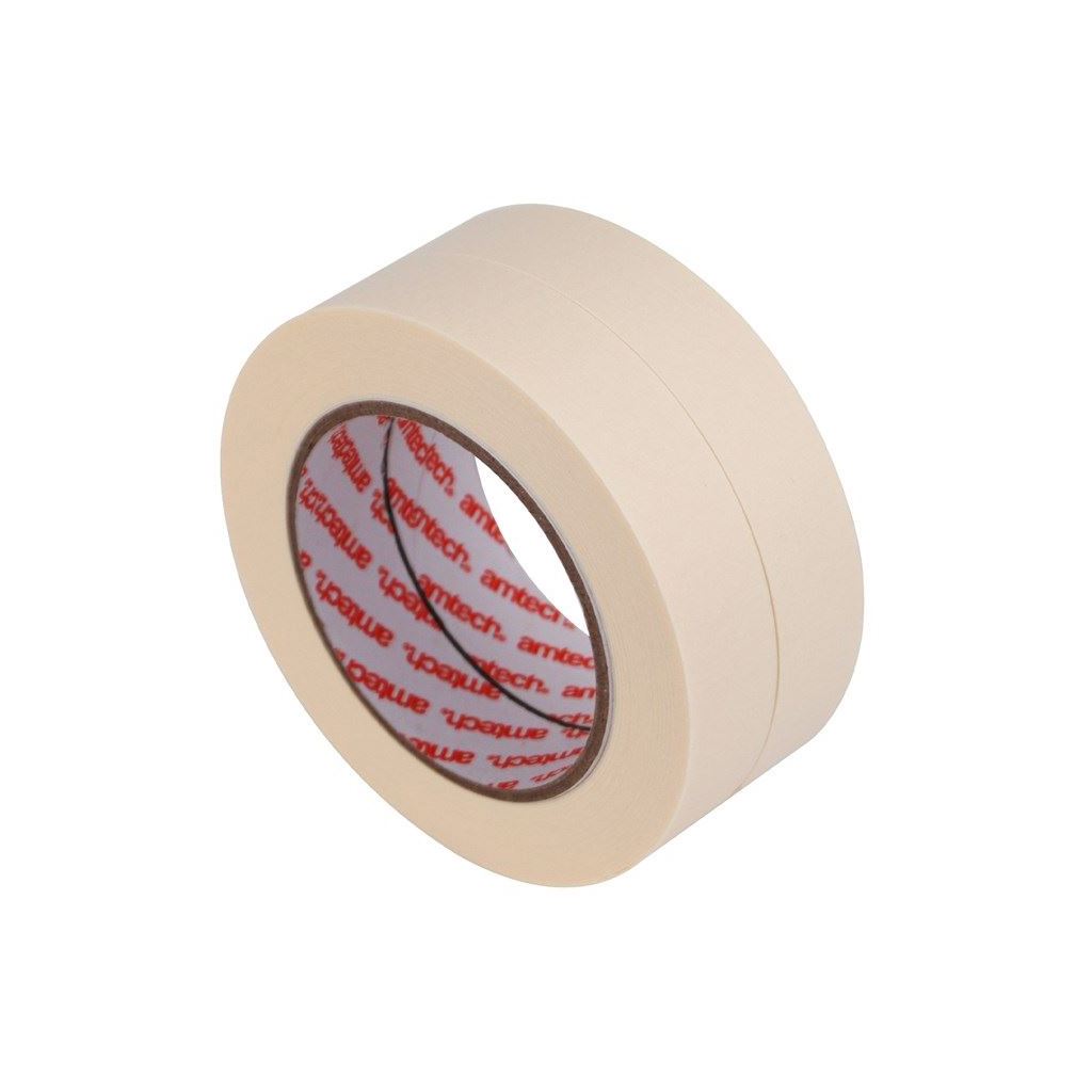 Amtech Twin pack of masking tape (50m x 24mm) - W8201