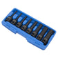 Sealey Impact Hex Socket Bit Set 8pc 1/2"Sq Drive AK5601