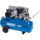 Draper DA100/330 100L 230V 2.2kW 3hp Belt-Driven Air Compressor - 31254