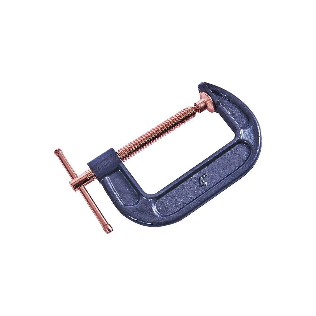 4" 100mm G Clamp Heavy Duty Copper Coated Woodwork Metal Work Vice Welding - W5750