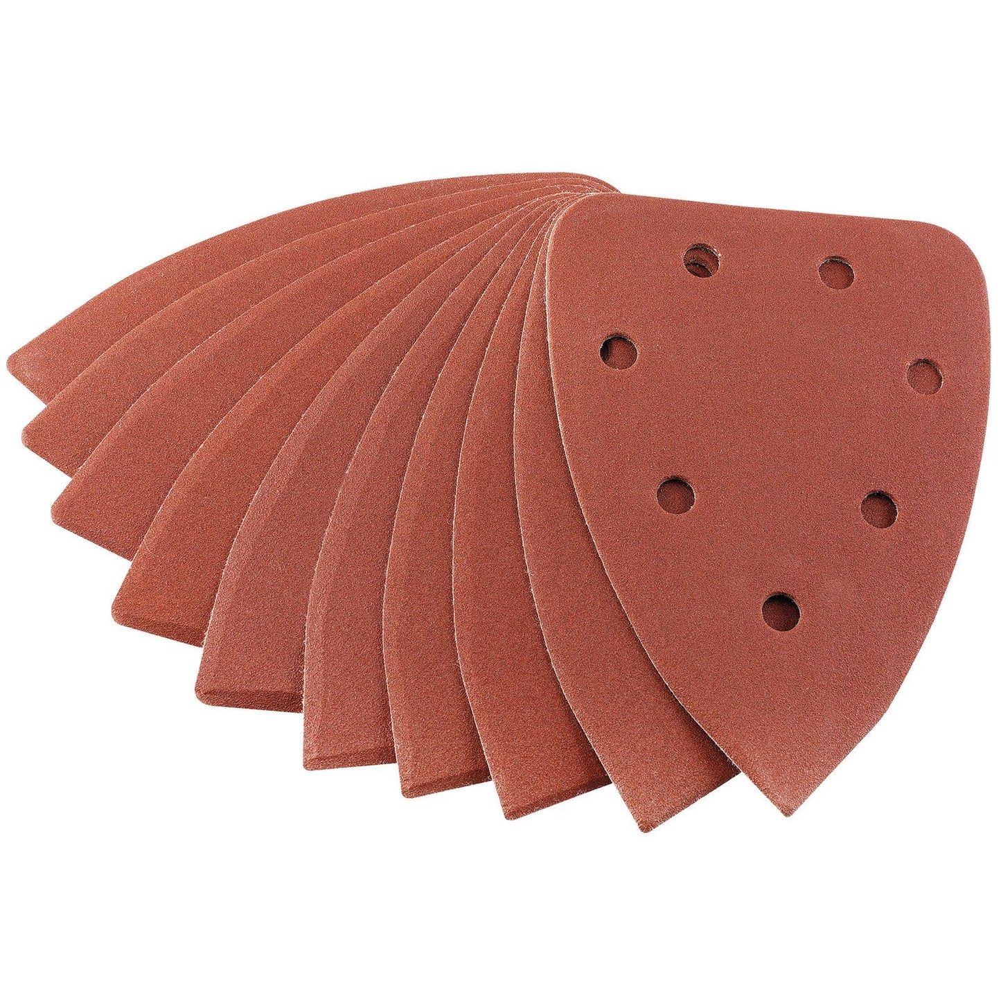 Draper 240G Aluminium Oxide Sanding Sheets (141 x 141 x 98mm) - 92334