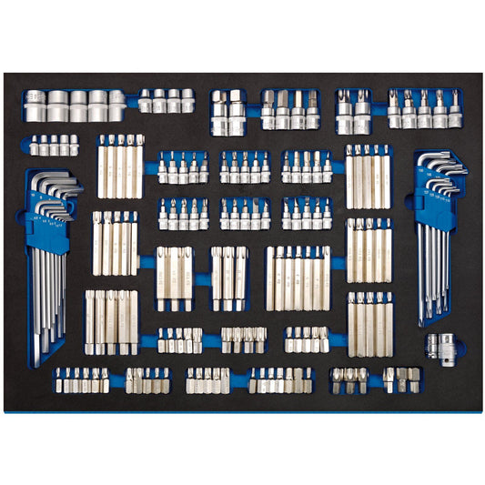 Draper Expert Tools 63516 Bit Set in Full Plus Drawer EVA Insert Tray 167-Pc
