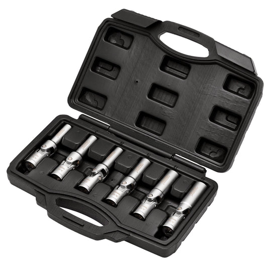 Draper Glow Plug Socket Set, 3/8" Sq. Dr. (6 Piece)