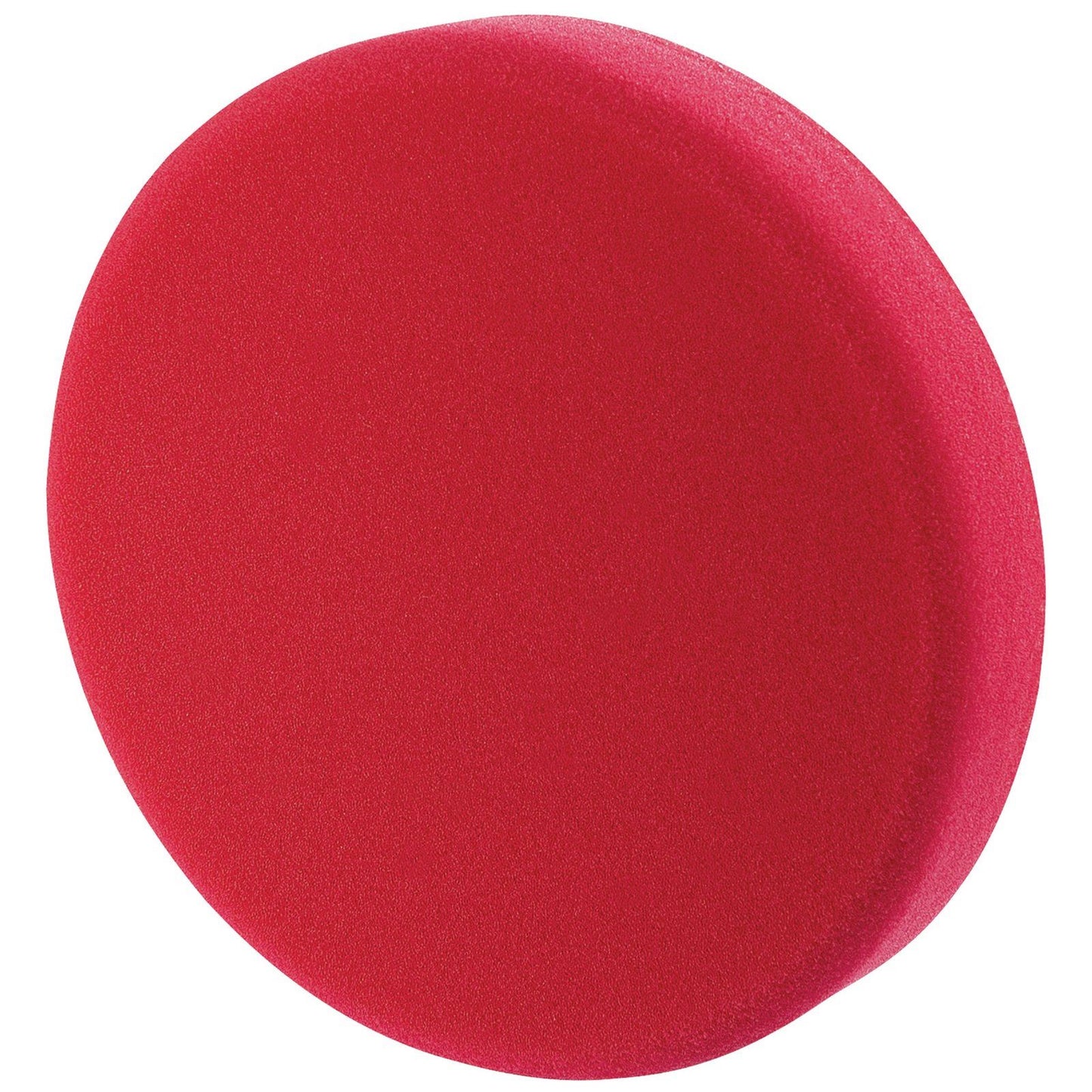 Draper 125mm Polishing Sponge Ultra Soft Hook and Loop Red 12.5cm 5 Inch 02106