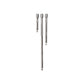 Steel 3 Piece 1/2" Drive Wobble Extension Bar Set 150mm 250mm 450mm Mechanics - I4227